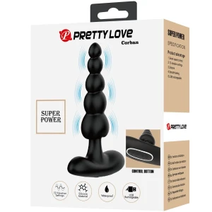 PRETTY LOVE - SIDNEY WIBRATOR ANALNY 10 WIBRACJI CZARNY